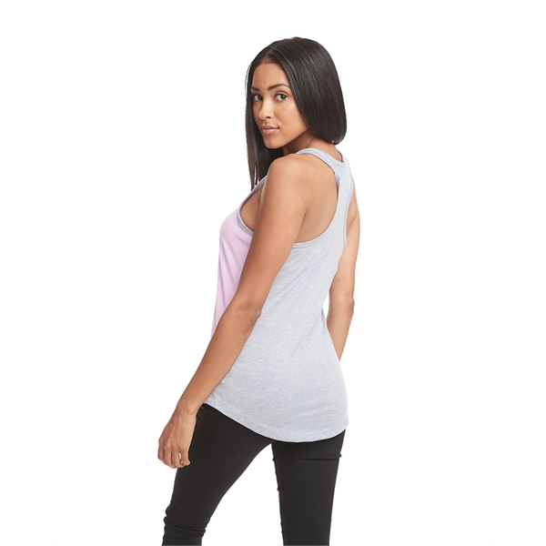 Next Level Apparel Ladies' Ideal Colorblock Racerback Tank - Next Level Apparel Ladies' Ideal Colorblock Racerback Tank - Image 16 of 54