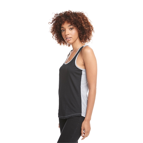 Next Level Apparel Ladies' Ideal Colorblock Racerback Tank - Next Level Apparel Ladies' Ideal Colorblock Racerback Tank - Image 20 of 54