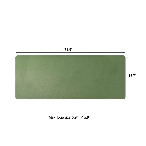 Dual Sided PU Leather Desk Mat Protector Non-Slip Mouse Pad - Dual Sided PU Leather Desk Mat Protector Non-Slip Mouse Pad - Image 1 of 11