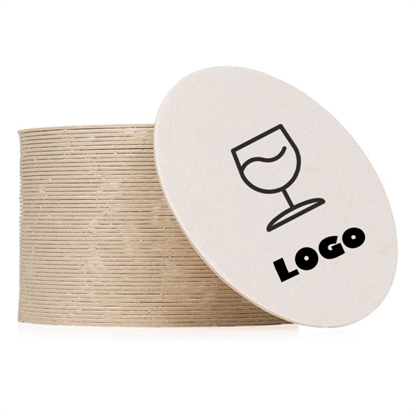 Round Cardboard Coasters - Round Cardboard Coasters - Image 1 of 1