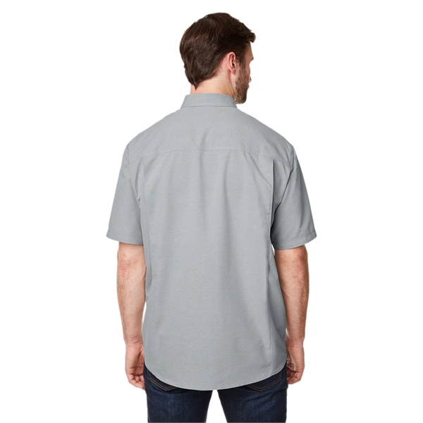 Dri Duck Men's Crossroad Dobby Short-Sleeve Woven Shirt - Dri Duck Men's Crossroad Dobby Short-Sleeve Woven Shirt - Image 3 of 20