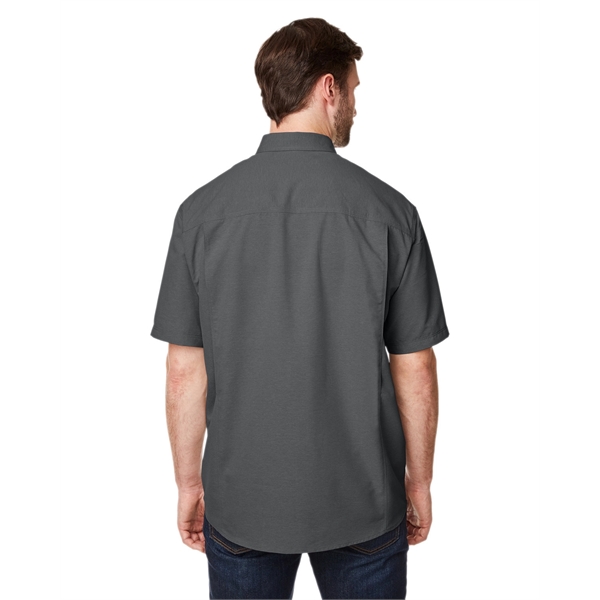 Dri Duck Men's Crossroad Dobby Short-Sleeve Woven Shirt - Dri Duck Men's Crossroad Dobby Short-Sleeve Woven Shirt - Image 6 of 20