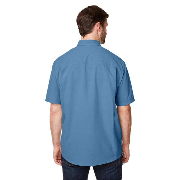 Dri Duck Men's Crossroad Dobby Short-Sleeve Woven Shirt - Dri Duck Men's Crossroad Dobby Short-Sleeve Woven Shirt - Image 8 of 20