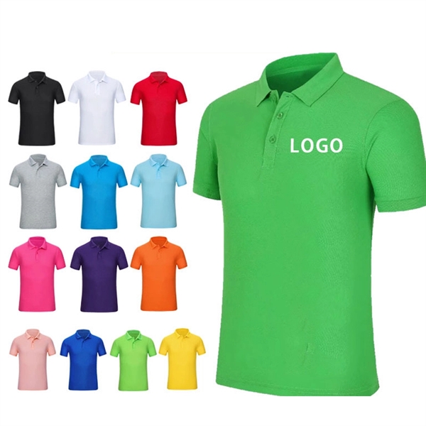 Unisex Adult Blend Short Sleeve Polo Shirt - Unisex Adult Blend Short Sleeve Polo Shirt - Image 0 of 2