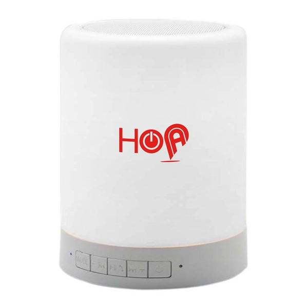 Bluetooth Speaker w/ LED Lamp - Bluetooth Speaker w/ LED Lamp - Image 1 of 2