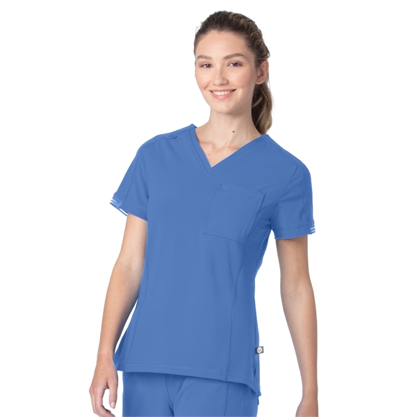 Urbane Impulse Women's 1-Pocket V-Neck Scrub Top - Urbane Impulse Women's 1-Pocket V-Neck Scrub Top - Image 0 of 5