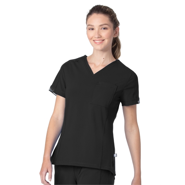 Urbane Impulse Women's 1-Pocket V-Neck Scrub Top - Urbane Impulse Women's 1-Pocket V-Neck Scrub Top - Image 1 of 5