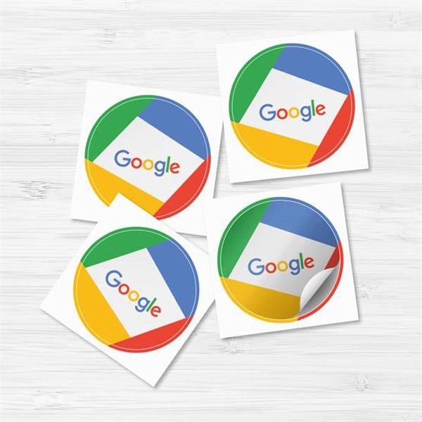 2" X 2" Circle Stickers 3.5mil