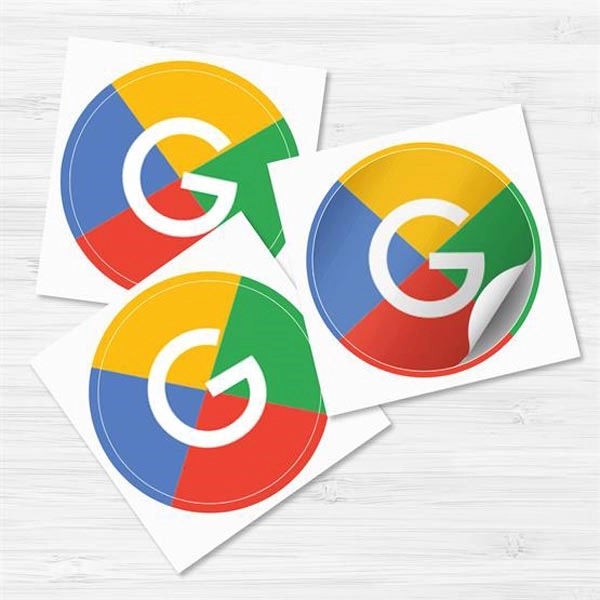 3" X 3" Circle Stickers 3.5mil