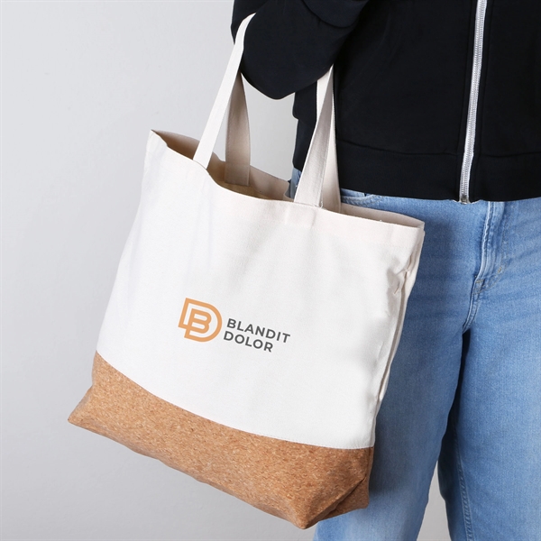 Osiris Cotton And Cork Tote - Osiris Cotton And Cork Tote - Image 2 of 3