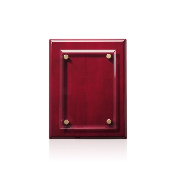 Caledon Plaque - Rosewood/Gold