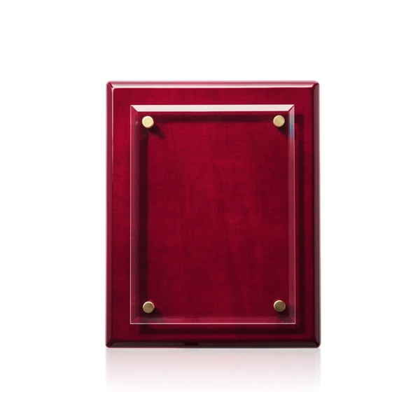 Caledon Plaque - Rosewood/Gold