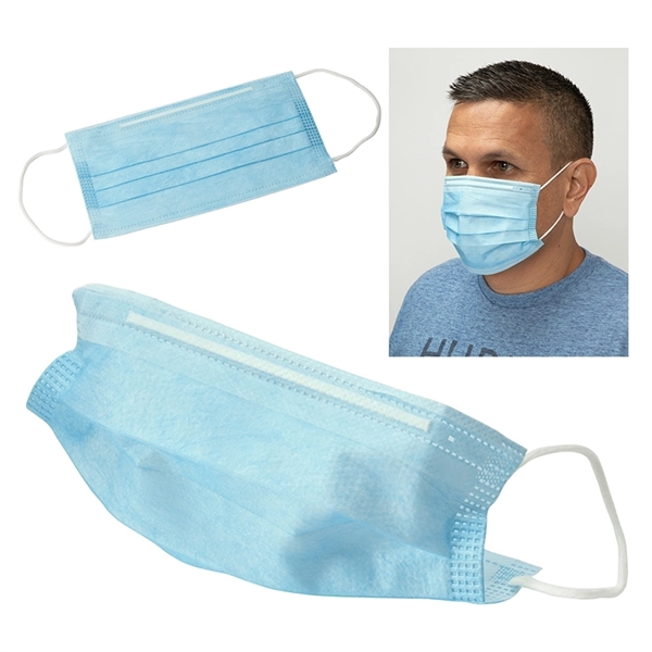 Shield Box of 50pcs Disposable Face Masks - Shield Box of 50pcs Disposable Face Masks - Image 0 of 1