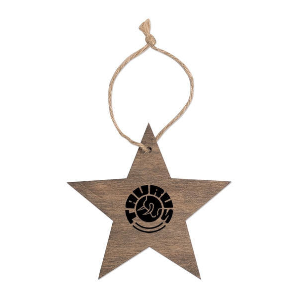 Star Wooden Ornaments