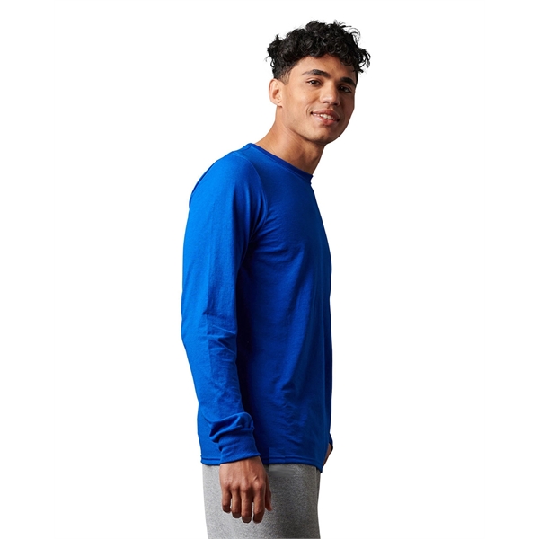 Russell Athletic Unisex Cotton Classic Long-Sleeve T-Shirt - Russell Athletic Unisex Cotton Classic Long-Sleeve T-Shirt - Image 10 of 29