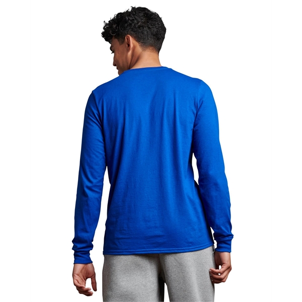 Russell Athletic Unisex Cotton Classic Long-Sleeve T-Shirt - Russell Athletic Unisex Cotton Classic Long-Sleeve T-Shirt - Image 11 of 29