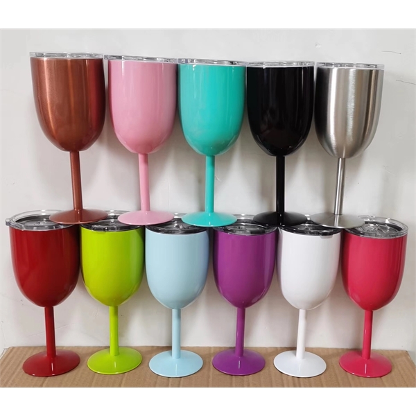 10oz Stainless Steel Wine Glass - 10oz Stainless Steel Wine Glass - Image 2 of 3