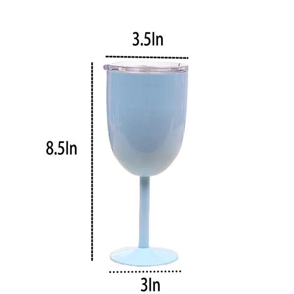 10oz Stainless Steel Wine Glass - 10oz Stainless Steel Wine Glass - Image 3 of 3