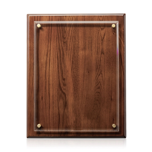 Caledon Plaque - Walnut/Gold