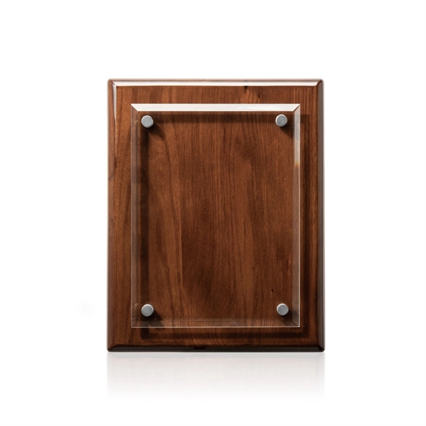 Caledon Plaque - Walnut/Silver