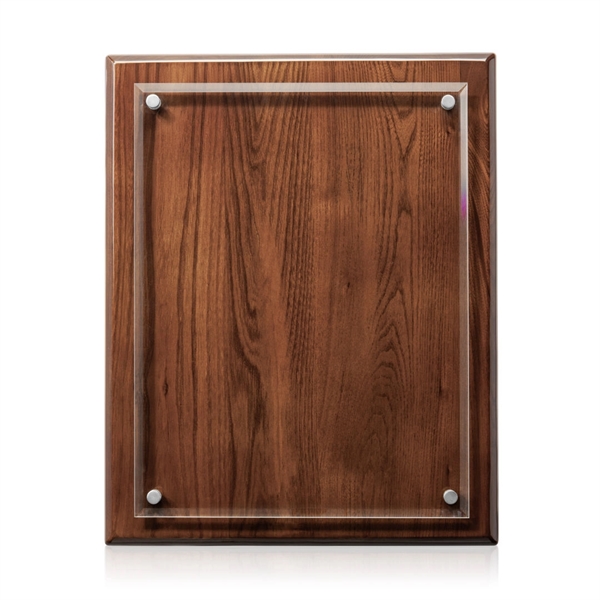 Caledon Plaque - Walnut/Silver