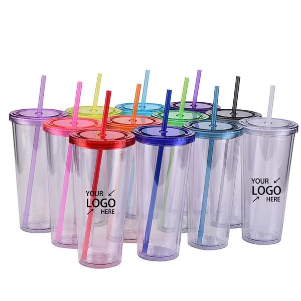 Beverage Double-Walled Transparent Cup - Beverage Double-Walled Transparent Cup - Image 0 of 9