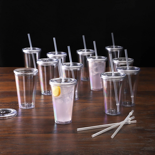 Beverage Double-Walled Transparent Cup - Beverage Double-Walled Transparent Cup - Image 1 of 9