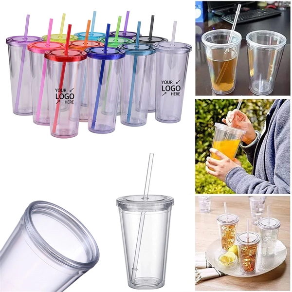 Beverage Double-Walled Transparent Cup - Beverage Double-Walled Transparent Cup - Image 3 of 9