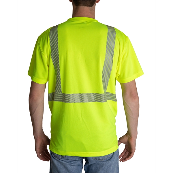 Berne Unisex Hi-Vis Class 2 Color Blocked Pocket T-Shirt - Berne Unisex Hi-Vis Class 2 Color Blocked Pocket T-Shirt - Image 1 of 6