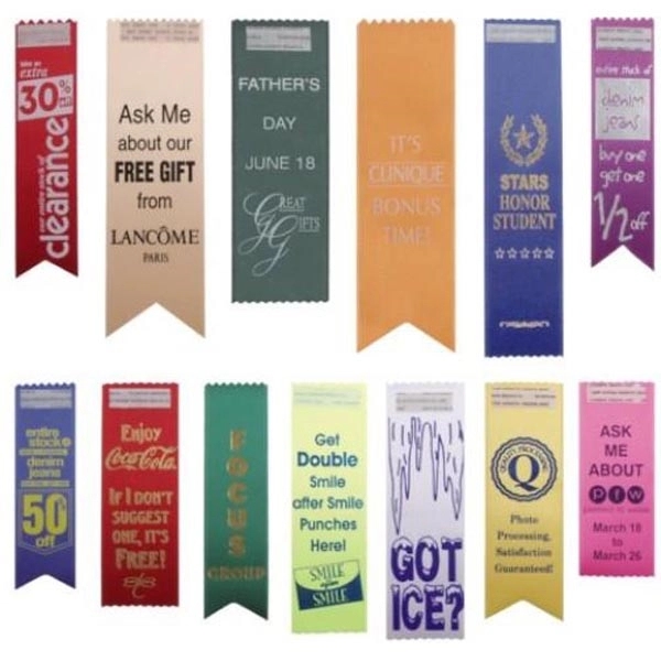 Custom Ribbon Badges - Premium Vertical - Custom Ribbon Badges - Premium Vertical - Image 7 of 7