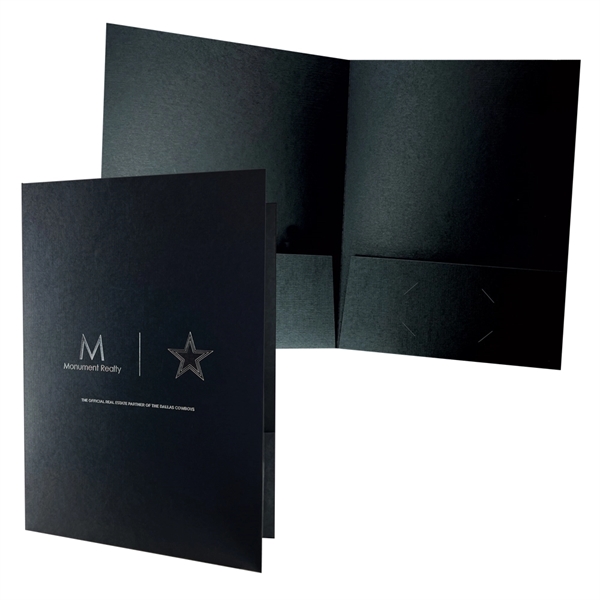 Foil Stamped Folder on Premium Linen Stock (3 Prod. Days) - Foil Stamped Folder on Premium Linen Stock (3 Prod. Days) - Image 1 of 2