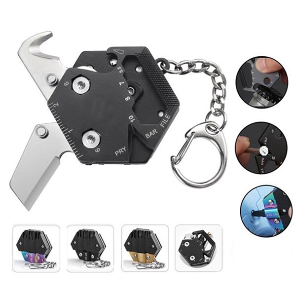 Outdoor Multi-Function Keychain Tools - Outdoor Multi-Function Keychain Tools - Image 0 of 0