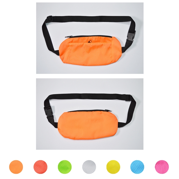 Screen Print Double Front  Pocket Waist Bag 2 - Screen Print Double Front  Pocket Waist Bag 2 - Image 0 of 2