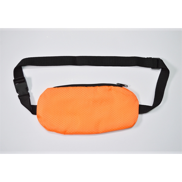 Screen Print Double Front  Pocket Waist Bag 2 - Screen Print Double Front  Pocket Waist Bag 2 - Image 2 of 2