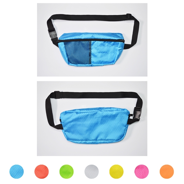 Screen Print Single Front Pocket Waist Bag 2 - Screen Print Single Front Pocket Waist Bag 2 - Image 0 of 2