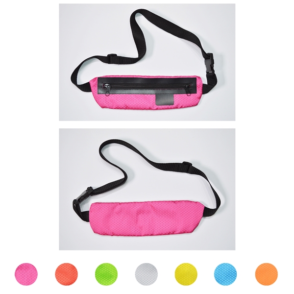 Screen Print  Single  Pocket Waist Bag - Screen Print  Single  Pocket Waist Bag - Image 0 of 2