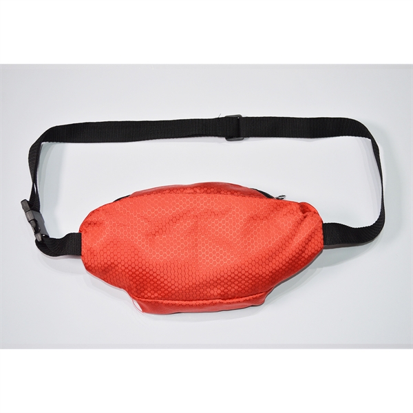 Screen Print  Double  Front Pocket Waist Bag 3 - Screen Print  Double  Front Pocket Waist Bag 3 - Image 2 of 2