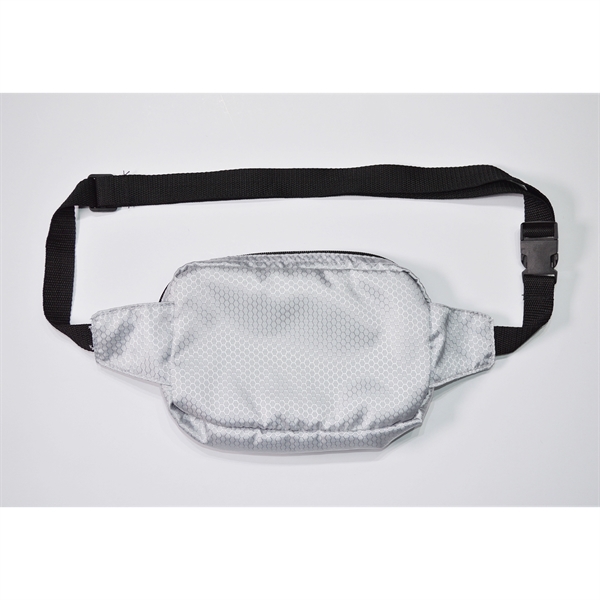 Screen Print  Double  Front Pocket Waist Bag 4 - Screen Print  Double  Front Pocket Waist Bag 4 - Image 2 of 2