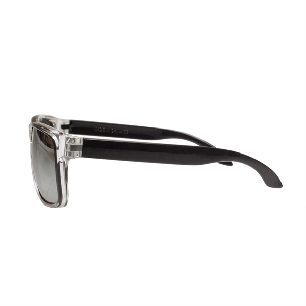 UV Protection Two Tone Sunglasses with Reflective Lenses