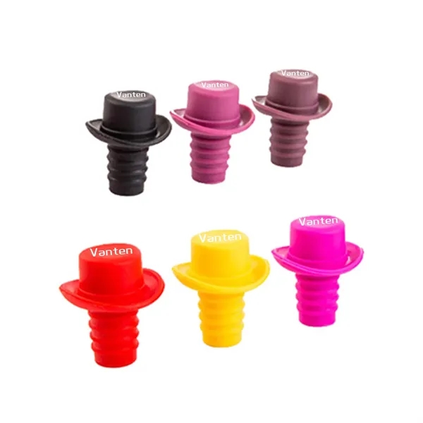 Silicone Wine Bottle Caps - Silicone Wine Bottle Caps - Image 0 of 1
