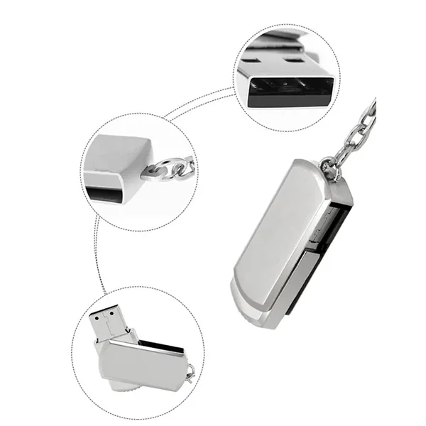 Metal Swivel USB Drive - Metal Swivel USB Drive - Image 1 of 1