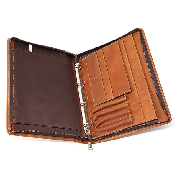 12.9in Pad Holder Padfolio Bag Genuine Leather Case - 12.9in Pad Holder Padfolio Bag Genuine Leather Case - Image 1 of 6