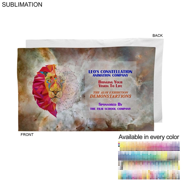 Velour Towel, 15x25, Sublimated