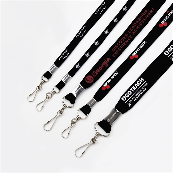 Flat Polyester Lanyard - Flat Polyester Lanyard - Image 1 of 18