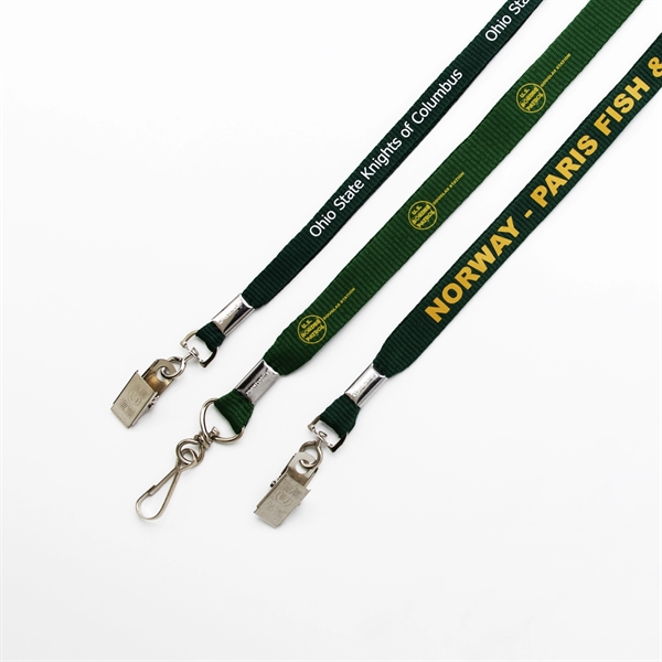 Flat Polyester Lanyard - Flat Polyester Lanyard - Image 3 of 18