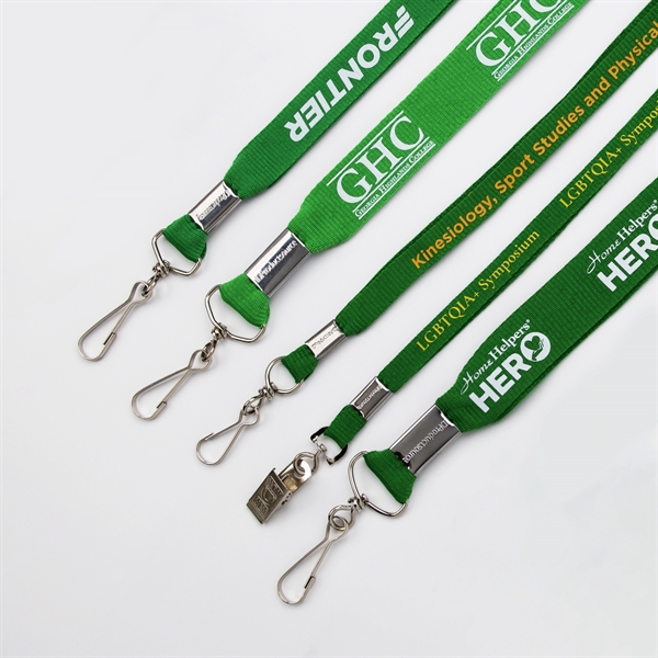 Flat Polyester Lanyard - Flat Polyester Lanyard - Image 4 of 18