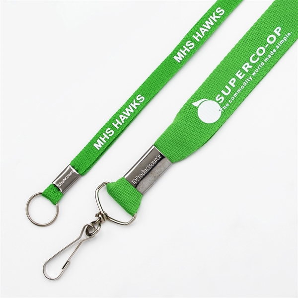 Flat Polyester Lanyard - Flat Polyester Lanyard - Image 7 of 18