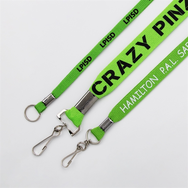 Flat Polyester Lanyard - Flat Polyester Lanyard - Image 9 of 18