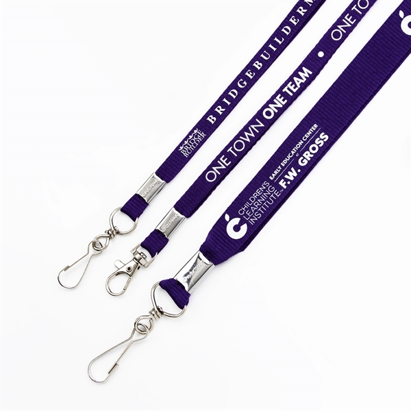 Flat Polyester Lanyard - Flat Polyester Lanyard - Image 13 of 18