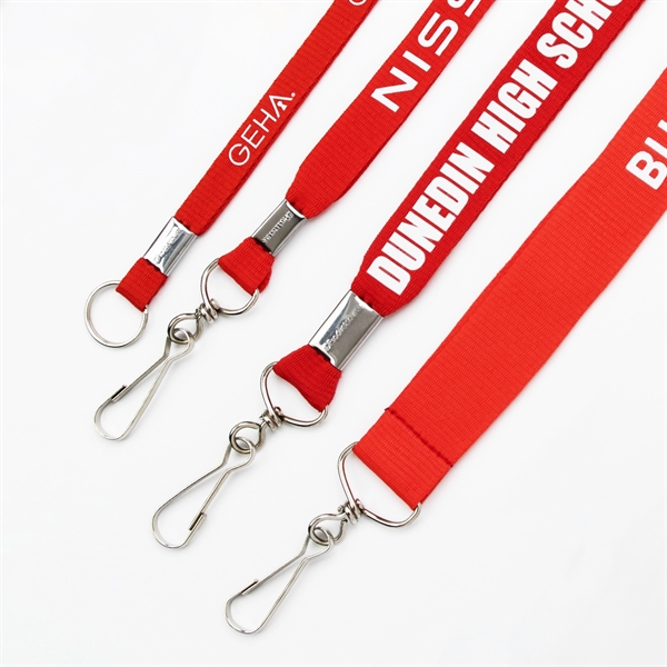 Flat Polyester Lanyard - Flat Polyester Lanyard - Image 14 of 18